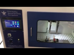 একক অগ্নি উত্স সহ বিল্ডিং উপাদান জ্বলনযোগ্যতা পরীক্ষার মেশিন আইএসও 11925-2