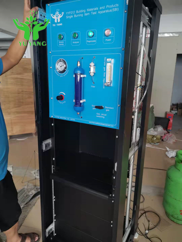 EN 13823 GB/T 20284 বিল্ডিং উপকরণ অনুভূমিক জন্য একক বার্নিং টেস্টার