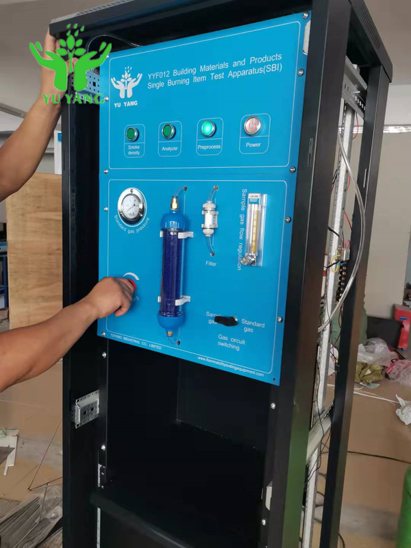EN 13823 GB/T 20284 বিল্ডিং উপকরণ অনুভূমিক জন্য একক বার্নিং টেস্টার