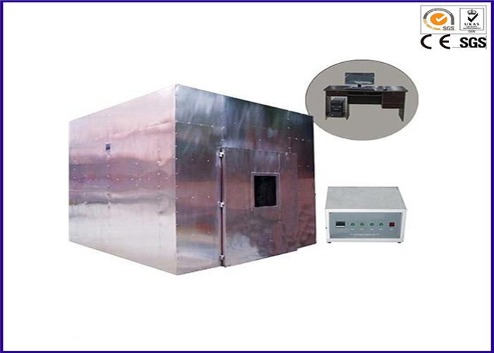 অনুভূমিক বার্নিং স্মোক ঘনত্ব পরীক্ষক L3000 * W3000 * H3000 এমএম আইইসি 61034 জিবি / টি 17651
