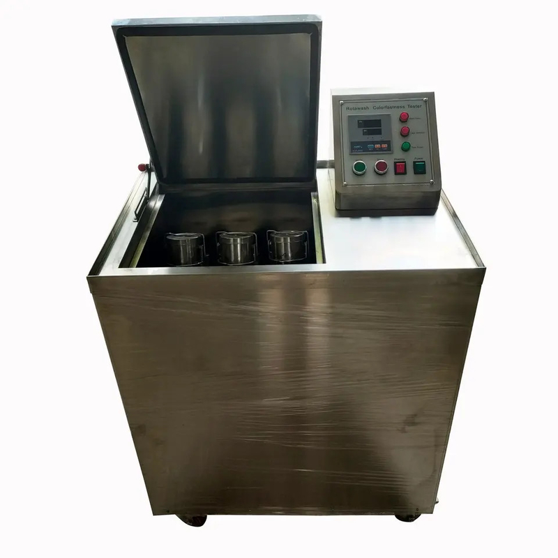 স্টক Rotawash রঙ দৃঢ়তা পরীক্ষা মেশিন জন্য কাপড় ধোয়ার রঙ দৃঢ়তা জল রঙ দৃঢ়তা পরীক্ষক