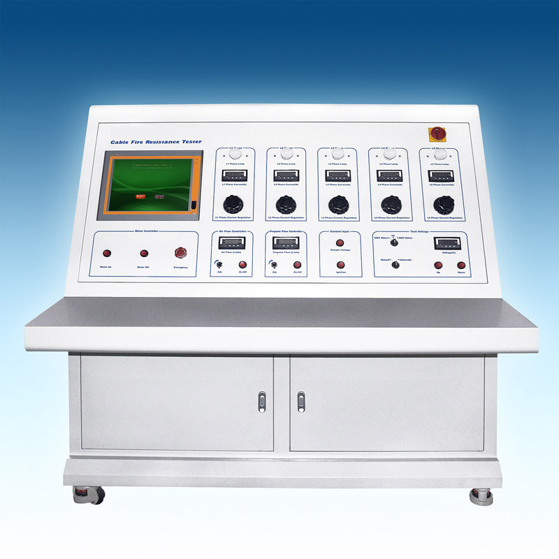IEC60331 ওয়্যার টেস্টিং সরঞ্জাম ফায়ার শর্ত অধীনে সার্কিট সততা জন্য কেবল ফায়ার প্রতিরোধের পরীক্ষা