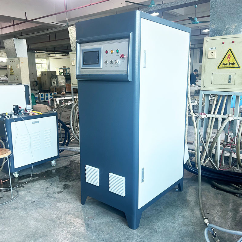 কাস্টমাইজড স্টেইনলেস স্টীল গলন ফার্ম 60KW আউটপুট পাওয়ার সঙ্গে অতি উচ্চ ফ্রিকোয়েন্সি ইন্ডাকশন গরম করার মেশিনের জন্য