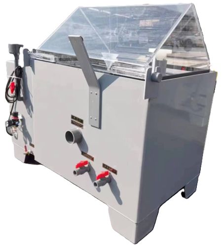 ক্ষয় প্রতিরোধের পরীক্ষক স্টেইনলেস স্টীল লবণ কুয়াশা যন্ত্র জন্য লবণ সাইক্লিং জন্য পরীক্ষা 220V এএসটিএম স্ট্যান্ডার্ড 1 বছরের ওয়ারেন্টি