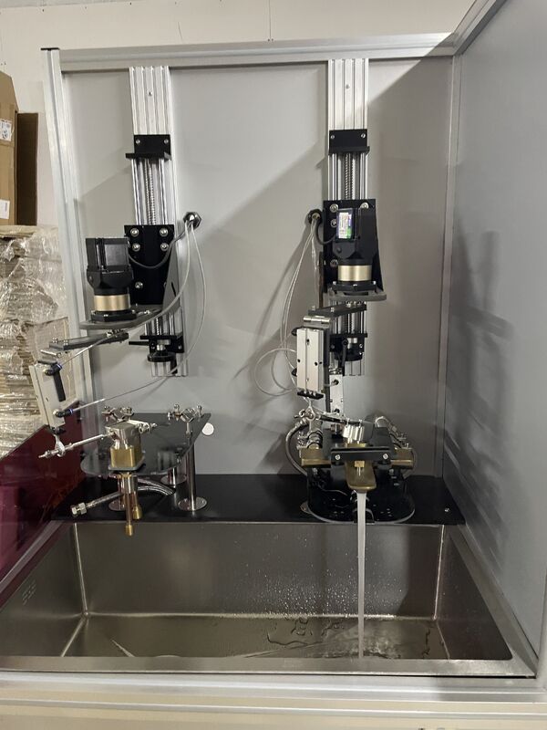 EN817 পেশাদার কল সুইচ লাইফ টেস্টার, গরম সঙ্গে স্বয়ংক্রিয় জল সঞ্চালন, কল স্থায়িত্ব মূল্যায়ন জন্য 2-স্টেশন একযোগে পরীক্ষা