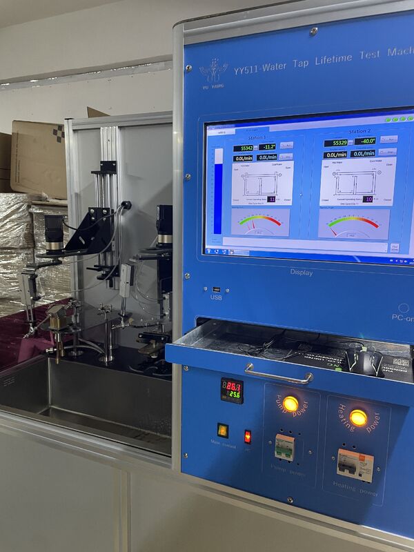 EN817 পেশাদার কল সুইচ লাইফ টেস্টার, গরম সঙ্গে স্বয়ংক্রিয় জল সঞ্চালন, কল স্থায়িত্ব মূল্যায়ন জন্য 2-স্টেশন একযোগে পরীক্ষা