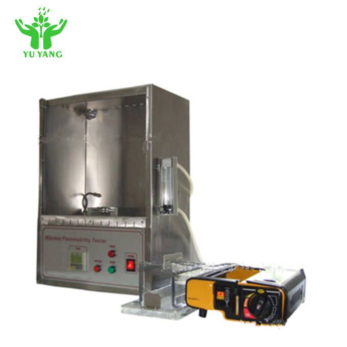 ASTM D4151 কম্বল দাহ্যতা পরীক্ষক ৭০মিমিx৭০মিমি নমুনা এবং ১৬মিমি শিখার দৈর্ঘ্য সহ অগ্নি পরীক্ষা সরঞ্জাম