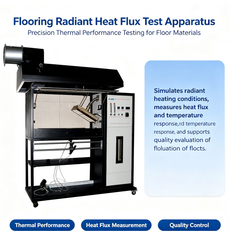 Industrial Flooring Radiant Heat Flux Tester Professional Floor Heating Thermal Detection Equipment For Laboratory Use