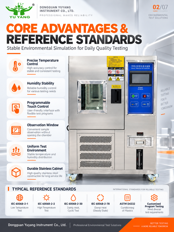 High Precision Constant Temperature And Humidity Test Chamber, Laboratory Temperature Humidity Testing Equipment