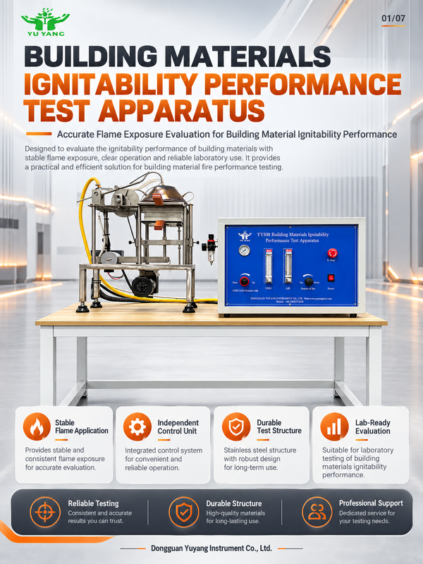 Fire Reaction Test Apparatus ISO5657 Radiant Heat Ignitability Testing Machine For Flat Building Composite Materials Max 70mm Thickness