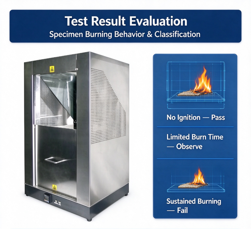 Carpet Flammability Tester ISO 6925 BS 6307 BS 4790 Floor Covering Hot Metal Nut & Methenamine Tablet Ignition Test Machine