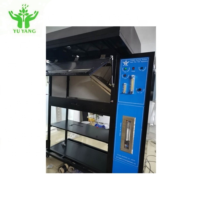 ASTM E648 ফ্লেম রিটার্ডেন্ট টেস্ট, 120 মিমি ফ্লোরিং রেডিয়েন্ট হিট ফ্লাক্স ফায়ার টেস্টিং ইকুইপমেন্ট
