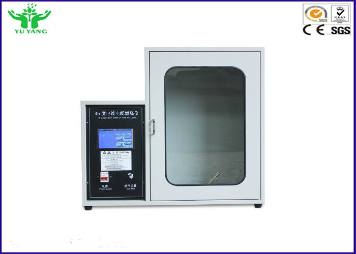 ISO 6722-1 সিঙ্গেল কোর ফ্ল্যামেবিলিটি টেস্টিং মেশিন কেবল ফ্লেম রেটার্ডেন্ট পারফরম্যান্সের জন্য