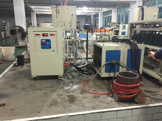 পোর্টেবল কপার পাইপ ওয়েল্ডিং মেশিন, 25KW 50A ইন্ডাকশন হিটিং মেশিন